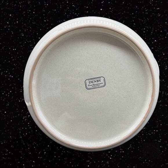 Denby Daybreak Fine Stoneware Handcrafted England Serving Casserole Dish 7”W 5”T - Picture 5 of 12